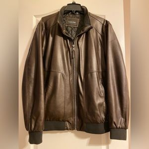 Calvin Klein Men’s Leather Jacket